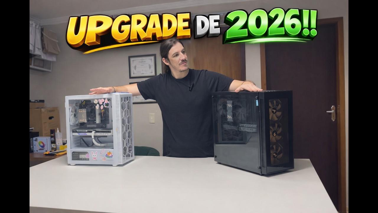 Um pequeno upgrade para 2026!!! 5600x para 5800x3d!!