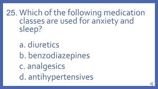 Famous PTCB PTCE Practice Test Question 25 - Anxiety/Sleep Medication (Class  Pharmacy Tech CPhT Test) Wealth