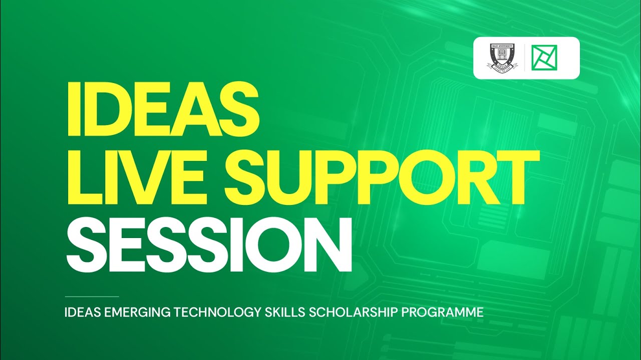 Live Support Example IDEAS LIVE SUPPORT SESSION - YouTube
