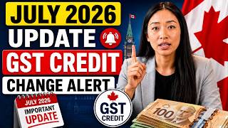 BREAKING: GST Credit Being Replaced in July 2026 — What Every Canadian Senior Must Know