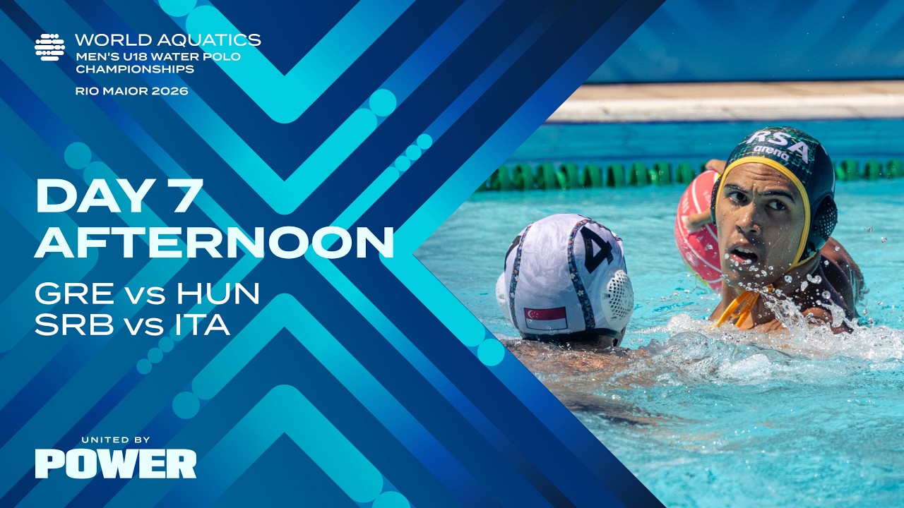 Classification | Afternoon Session | Day 7 | World Aquatics Men's U18 Water Polo Championships 2026