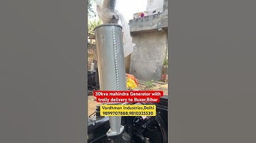 30kva Mahindra Generator with trolly delivery to Buxer,Bihar