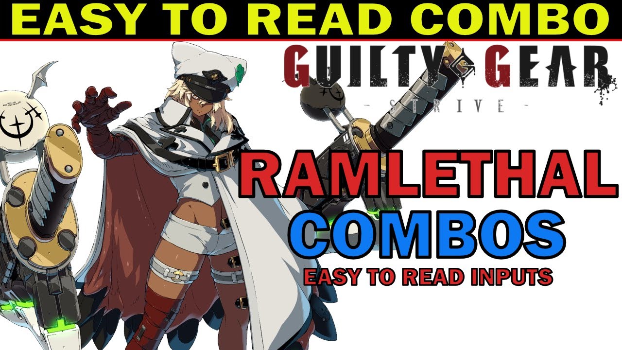 GGST ver1.2 ] BRIDGET BASIC COMBO - EASY TO READ COMBO INPUTS - GUILTY GEAR  STRIVE - ZEPHELA 