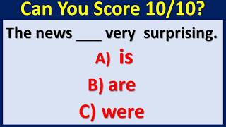 If You Pass This Test, Your English Is Amazing! #english #englishgrammar #englishtests #quiz