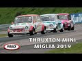 Mini Miglia epic race at Thruxton BTCC 2019