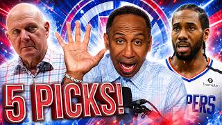 “CATASTROPHIC!” Stephen A. Reacts to Clippers Losing FIVE First-Round Picks
