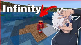 How to get INFINITY like GOJO in Minecraft | Quick Tutorial