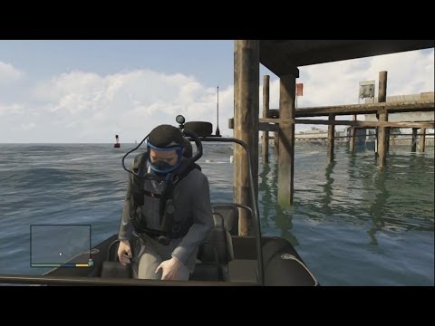 Gta 5 ボート スキューバーダイビング機材 入手位置 グラセフ5 Youtube