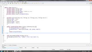 Padrão de Projeto Singleton - Implementação JAVA