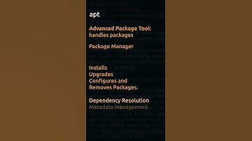 apt/APT in Linux #linux #linuxcommandlinetutorial