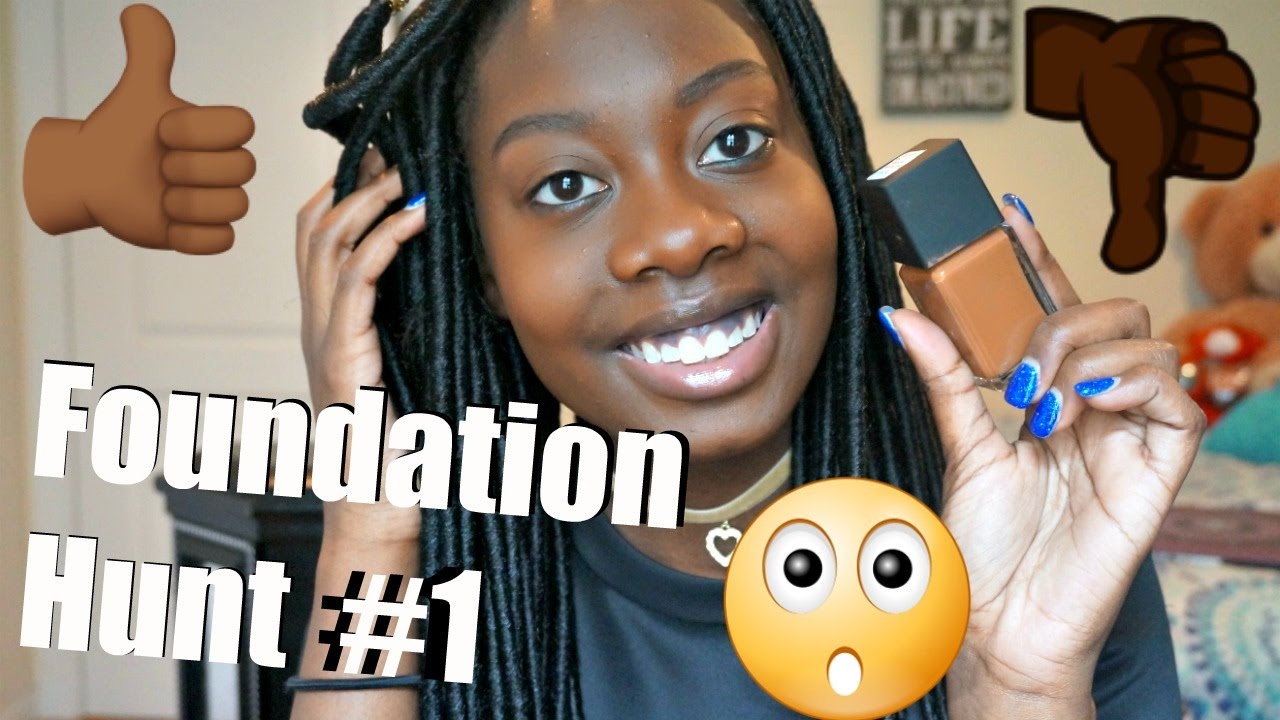 Foundation Hunt #1| Black Radiance Color Perfect liquid Makeup (Brownie)Foundation for Darkskin