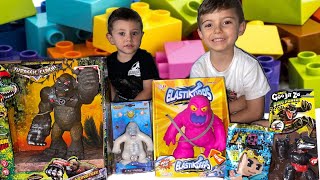 Lyon ,Goojitzu , Maxi slime , Jurassic clash gorilla , Yeti monster , unboxing Lego