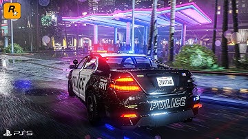 ⁴ᴷ⁶⁰ GTA 6 Alpha Graphics?! - Heist & Police Chase Action Gameplay! Ray Tracing Graphics / GTA V Mod