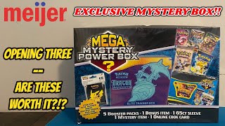 Opening 3x of the NEW MEGA MYSTERY POWER BOXES (Spring 2024) Meijer Exclusive  Are these WORTH IT?!