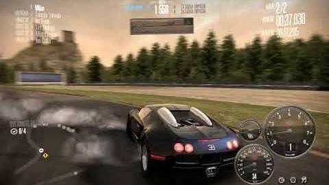 NFS Shift gameplay-bugatti veyron