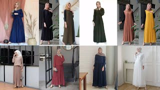 Trend!! Model Baju Gamis Plisket Terbaru 2020.