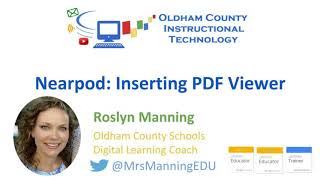 Nearpod: Inserting PDF Viewer
