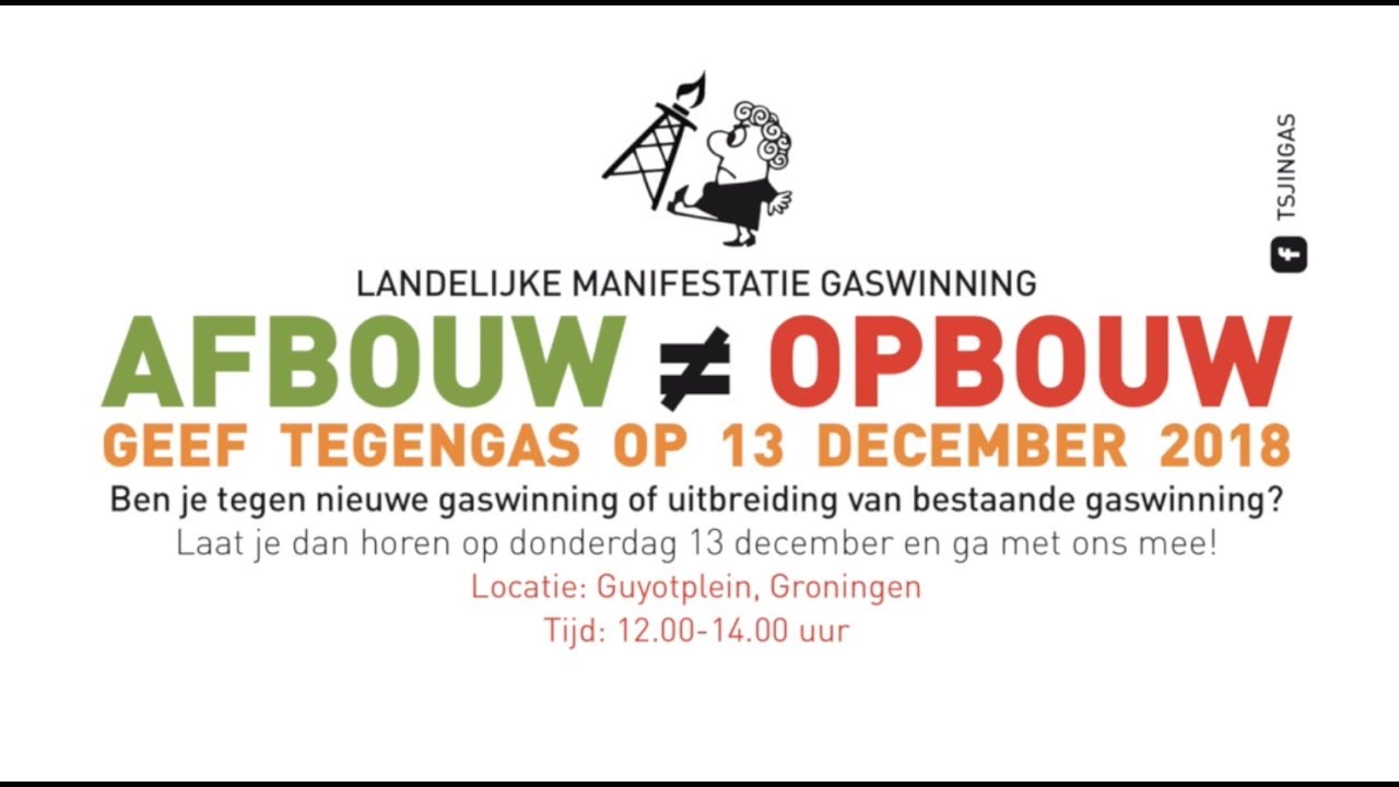 Geef Tegengas Manifestatie 13 December 2018 A Include 24 Tip