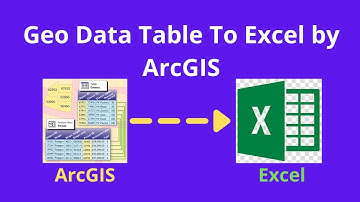 Table to Excel Conversion using ArcMap | ArcGIS Tutorial | Geo data table to excel  | table to excel
