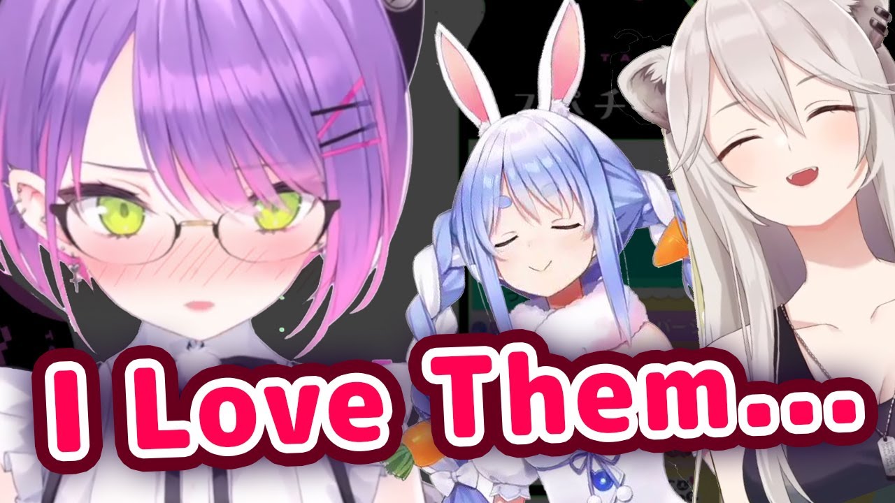 Towa Blushes After Saying She Loves Botan and Pekora 【ENG Sub/Hololive】