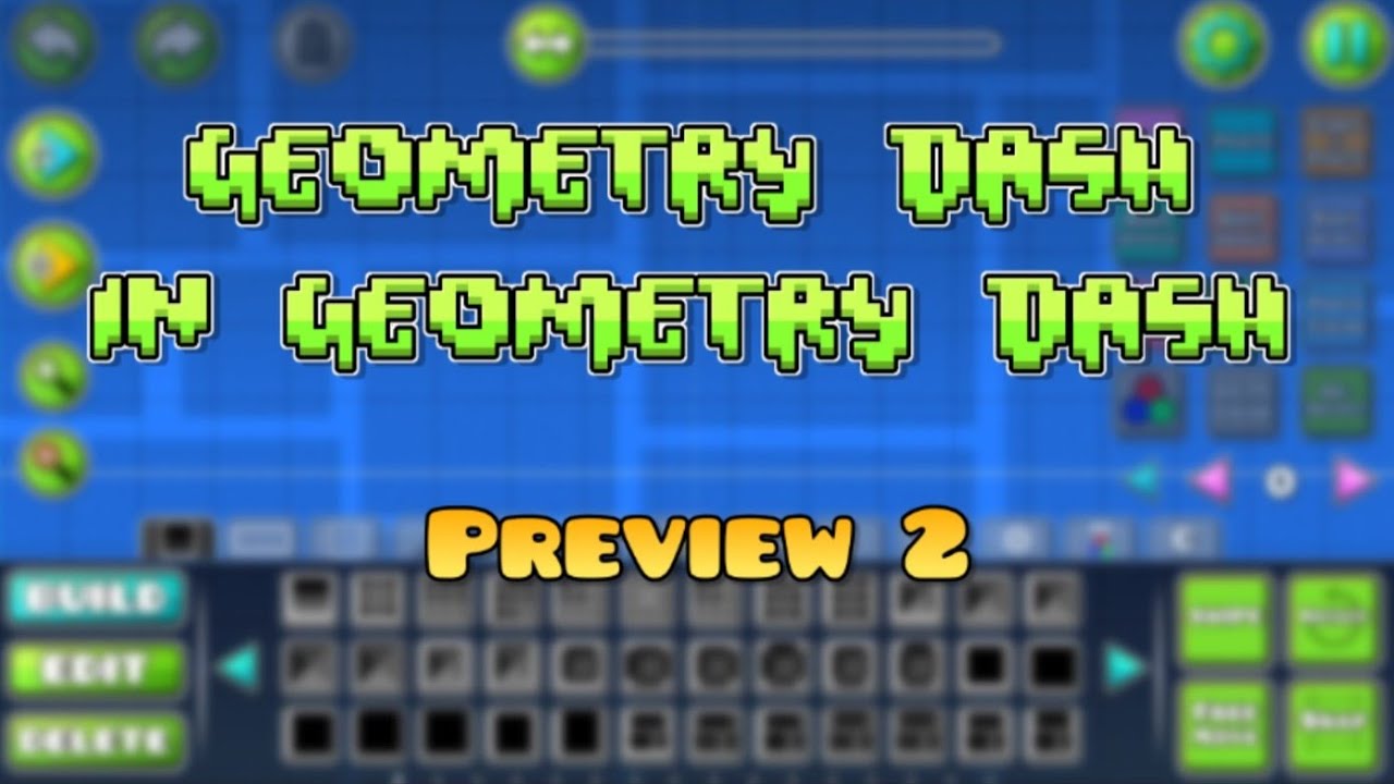 Geometry Dash in Geometry Dash | Preview 2: Main Level - YouTube