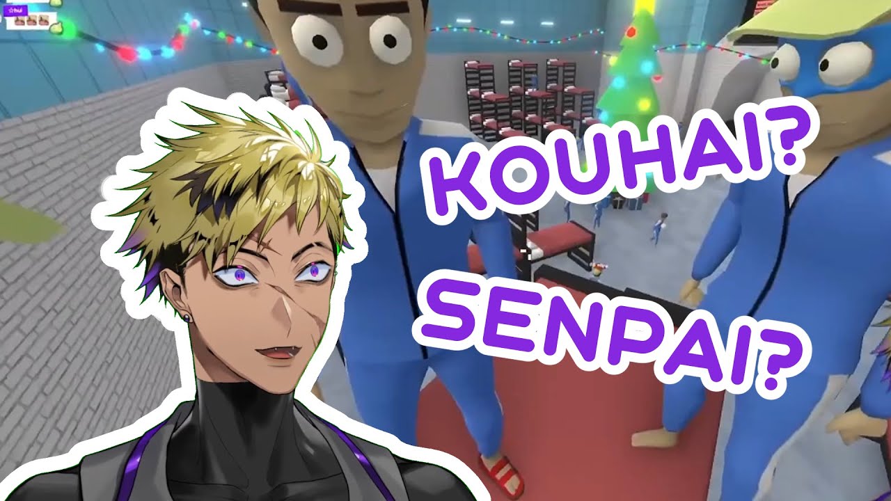 VANTA пытается поговорить с членами NijiJP в Crab Game