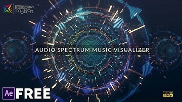 Audio Spectrum Music Visualizer | Free After Effects Templates