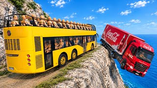 Information Epic Bus vs Truck Crash 💥🤯 Rocky Mountains | BeamNG drive #330! Guide