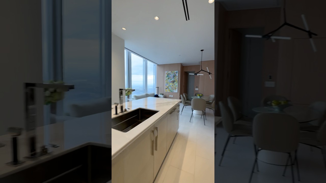 Your 114th Floor Kitchen View In New York City!