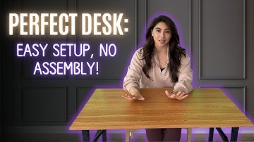 Best Folding Desk for Small Spaces | No Assembly Needed!