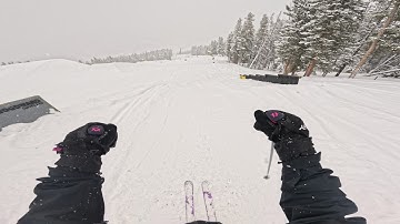 How to BACKFLIP on Skis Tutorial *POV*