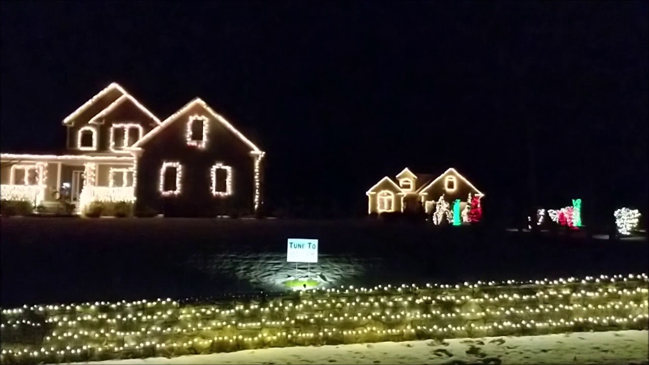 2018 Christmas Light Show Sugar Rum Cherry (Duke Ellington) YouTube