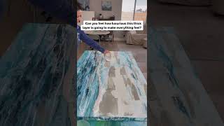 Can You Feel This Luxurious Thick Texture #AbstractArt #DawnBaja #PaintingTips