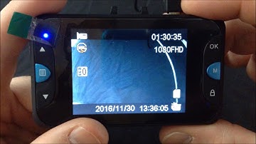 How to Adjust/Turn Off Screen Saver - FalconEye 1080P Blue Dash Cam