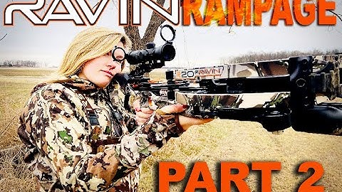 RAVIN on a  RAMPAGE 2.....10 lighted arrow kill shots in 5 min.