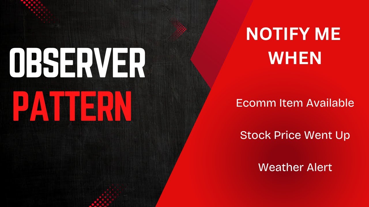 Observer Pattern Explained | Publisher-Subscriber Pattern | LLD ...