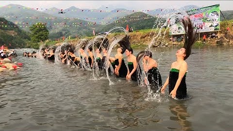 Lễ hội Gội Đầu Của Những Cô gái Thái Trắng phong thổ-Lai Châu