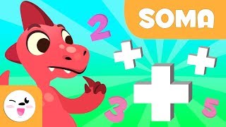 Soma para crianças - Aprendendo a somar com Dinossauros - Matemáticas para crianças screenshot 1