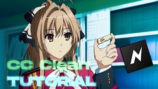 Tutorial CC Clean For Amv || Node Video Tutorial
