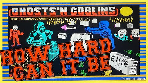 Ghosts n goblins zx spectrum how hard can it be?