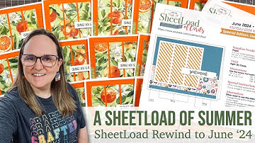 Een hele berg zomerkaarten | SheetLoad Terugblik naar juni 2024, plus een BONUS voor kanaalleden ...