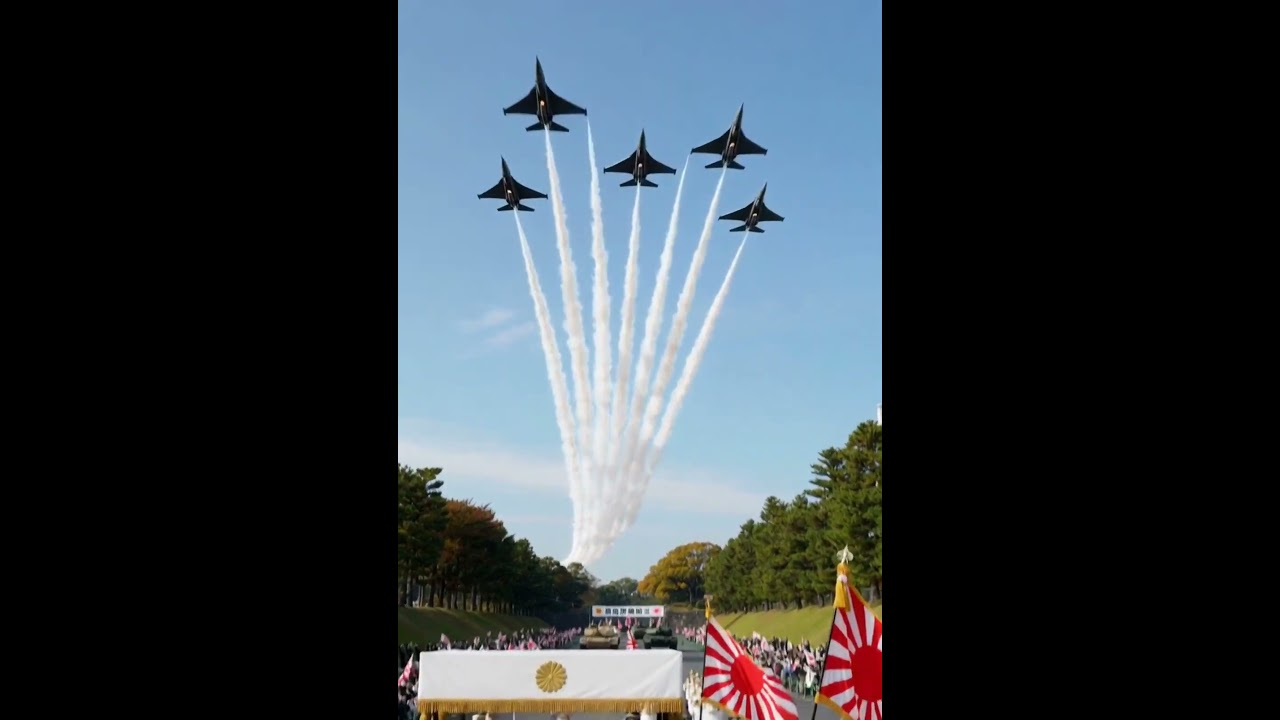 自衛隊軍事パレード天皇陛下観閲🇯🇵