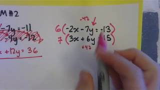 Remote Learning Lesson 17: Systems by Elimination
