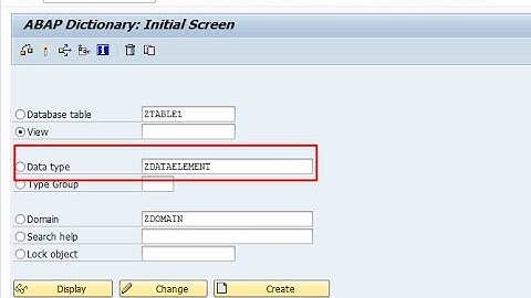 How to Create Data Element in SAP ABAP