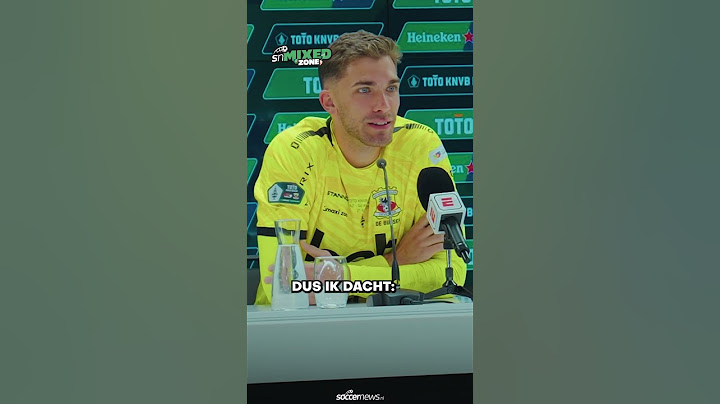 GAE-DOELMAN JARI DE BUSSER zag WAZIG tijdens BEKERFINALE 😳 Wait for it... 🤣
