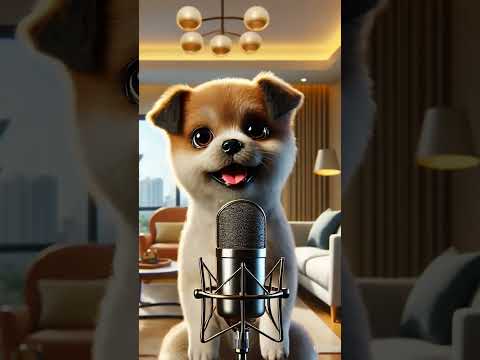 singing puppy #singer #puppy #funny #dog #fun