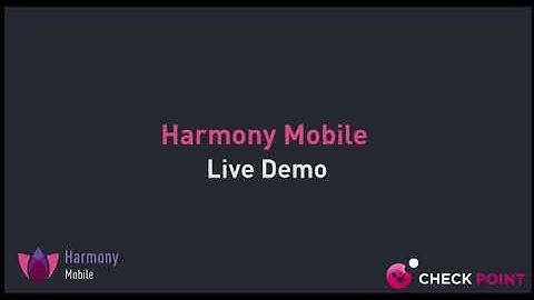 Check Point Harmony Mobile Demo