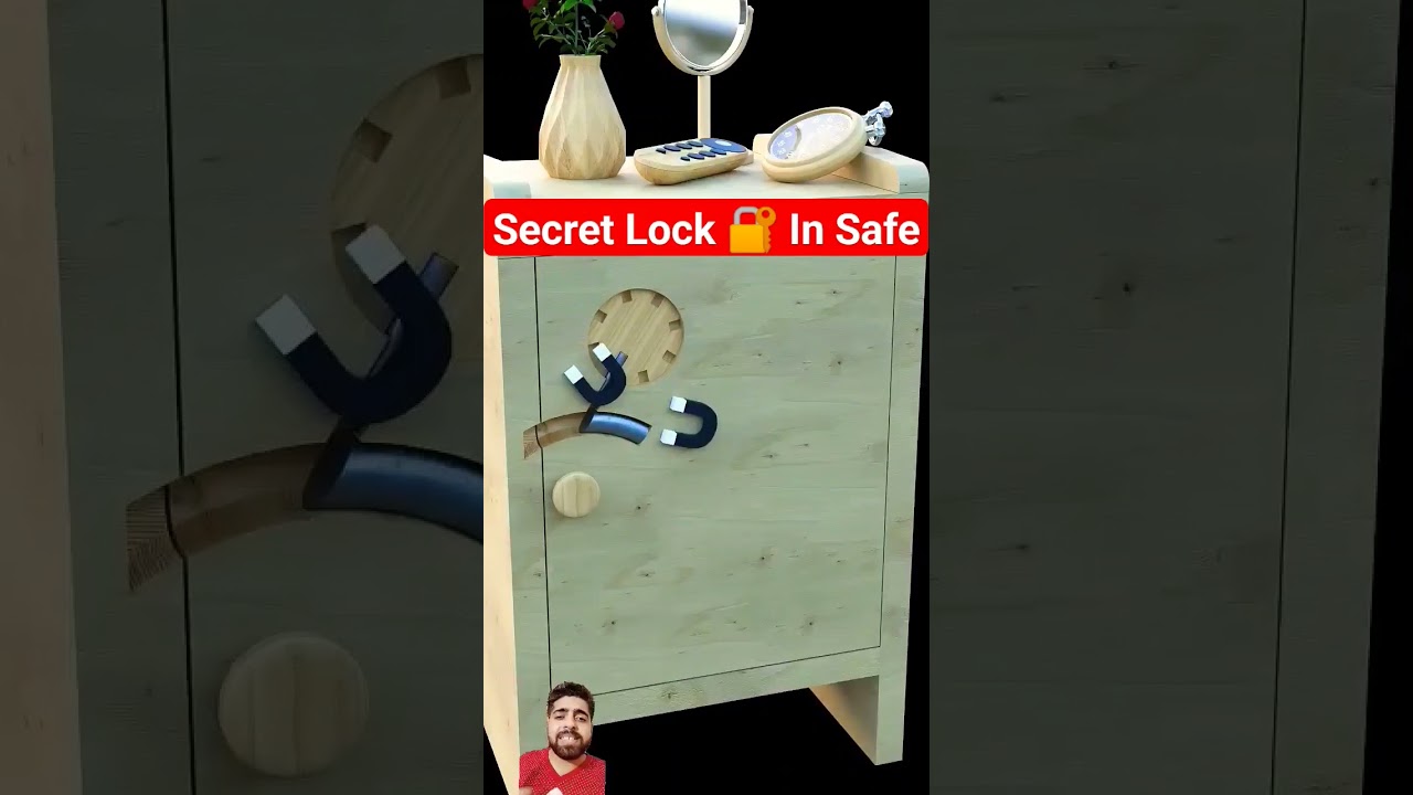 Secret Lock In Safe Using Secret Magnet 