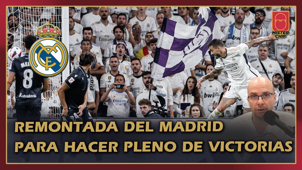 El REAL MADRID remonta a la Real Sociedad (2-1) y es líder con pleno de ...