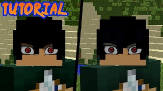 Tutorial de Como Liberar o Mangekyõ Sharingan e o EMS No Mod De Naruto AHZNB Shinobi Craft.